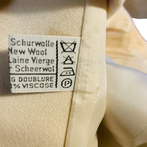 Your Sixth Sense Womens 40 Ivory Blazer Jacket Embroidered Buttons Long Sleeve - Picture 16 of 16